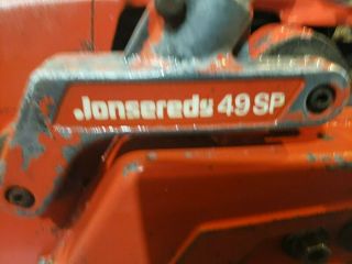Vintage Jonsered 49 sp Chainsaw powerhead project pro saw 49cc 4