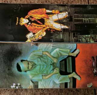 JK Industries Akira Tetsuo & Kaneda Skateboard Deck Set of 2 Hook - Ups Klein Rare 3