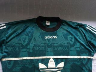 RARE VINTAGE Liverpool FC The Reds adidas Football Soccer Jersey Shirt size XL 5