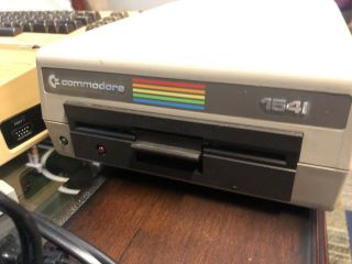 TWO Commodore 64 Computers Disk Drive 1541 And Cables Vintage 3