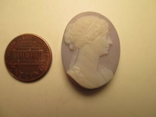Late 19th To Early 20th Century,  Unset,  Hand Engraved Banded Agate Cameo