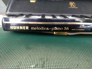Vintage Hohner Melodica Piano 36 With Case Made In Germany 2