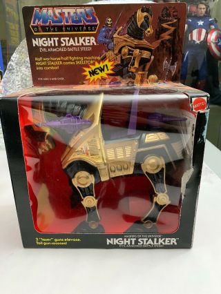 Vintage He Man Motu Night Stalker Packaging