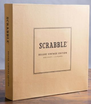 Winning Solutions Scrabble Deluxe Vintage Edition Wooden Board Game 4