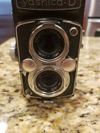 Yashica D vintage TLR camera in 3