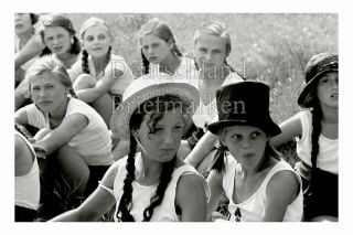 Germany Third Reich Ww2 Deutscher Mädel (german League Of Girls) Picture Photo