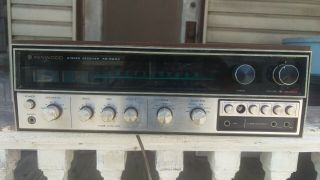 Kenwood Kr - 6200 Am Fm Stereo Tuner Amplifier Great Vintage
