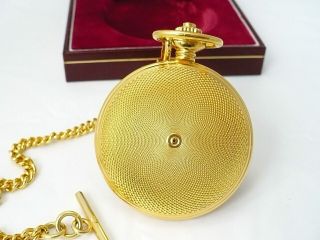 Rotary Pocket Watch Half Hunter MP597 Almost Vintage 1993 Box & Papers 8