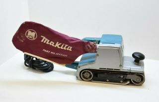 Vintage Makita 9401 Belt Sander Heavy Duty 115v 8.  5 Amp 4 " X24 " Belt Japan