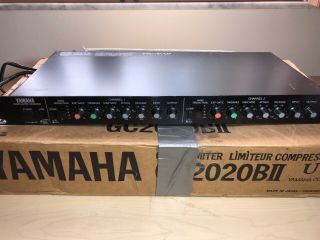 Yamaha Gc2020bii,  2 Channel Compressor Limiter Expander Gate,  Xlr,  Vintage Rack