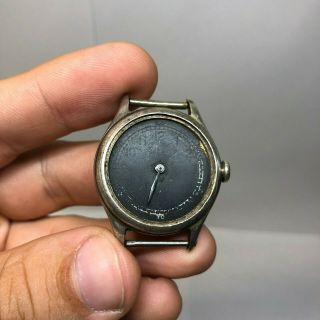 Vintage Mechanical Bulova Wrist Watch Parts World War 2 Military 10ak Ww2 Era