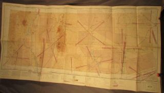 Ww2 Roswell Nm Aeronautical Map Restricted Areas Aliens