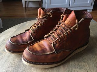 Vintage Red Wing Irish Setter Work Boots Usa Men 