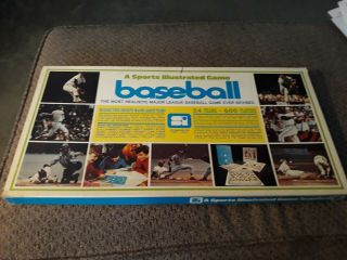 Rare Vintage 1971 Sports Illustrated Pro Baseball Board Game
