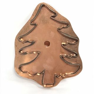 Vintage 90s Martha Stewart In The Mail Copper O Christmas Tree Cookie Cutter