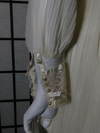 GUNNE SAX By Jessica Mclintock Lace Cream Ivory Maxi Romantic Renaissance Gown 9 3