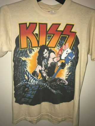 Kiss Vintage 1985 Shirt Metal Tour Metal 80s End Of The Road Crue Ratt