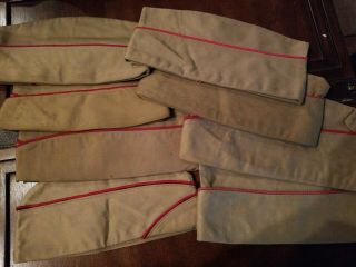 Ww2 Us Army Garrison Cover Red / Artillery $5.  00 Each See Store Uniform Deals