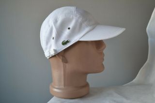 Rare Mens Lacoste Vintage 5 Panel Cap Hat Size 2 France