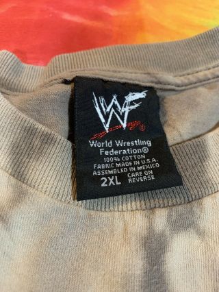 Vintage 2000 Stone Cold Steve Austin 3:16 Flaming Skull Camo Shirt WWF WWE ECW 3