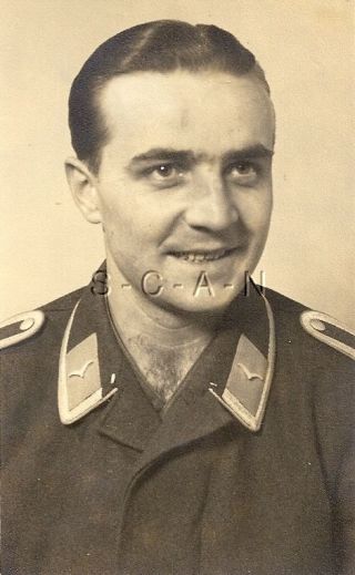 Wwii German Rp - Portrait - Luftwaffe - Eagle Patch - Rank Tab - Named - 1939 - 40