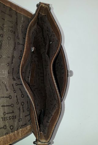 Fossil 1954 live vintage maddox brown colorful patchwork satchel handbag ZB5045 8