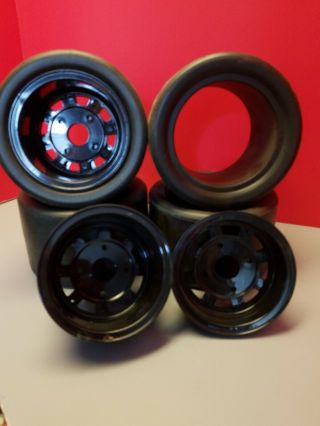 1/4 Scale On Road Wheels And Tires (vintage/new)