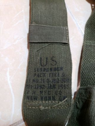 WW2 US Army Suspenders Vintage 2