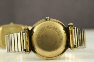 Vintage Jewelry Mens Watch BULOVA 23J 10KT RGP Automatic Self Winding G392697 2