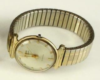 Vintage Jewelry Mens Watch BULOVA 23J 10KT RGP Automatic Self Winding G392697 3