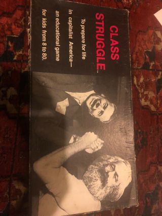 Vintage Class Struggle Socialist Board Game 1978 By Bertell Ollman Complete