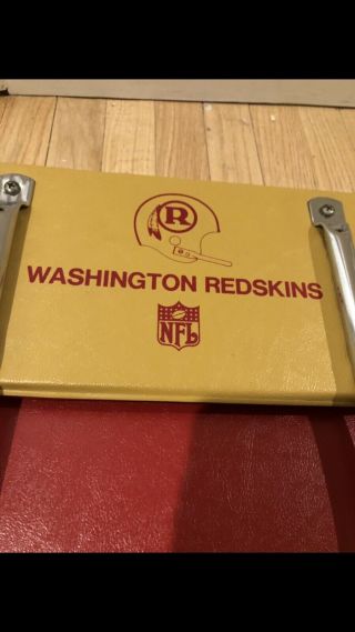 Vintage Nfl Rfk Stadium Seat Washington Redskins Old “r”logo 1970 Lombardi