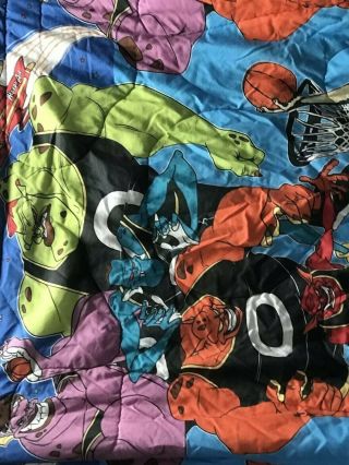 VINTAGE SPACE JAM MICHAEL JORDON LOONEY TUNES TWIN COMFORTER.  & Sheet Set 6