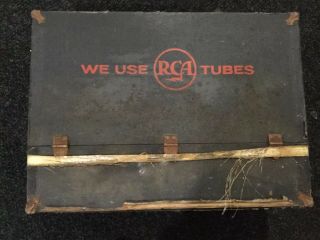 Vintage RCA SILVERAMA TV/Radio Service Repair Case/Tool Box Vacuum Tubes FULL 2