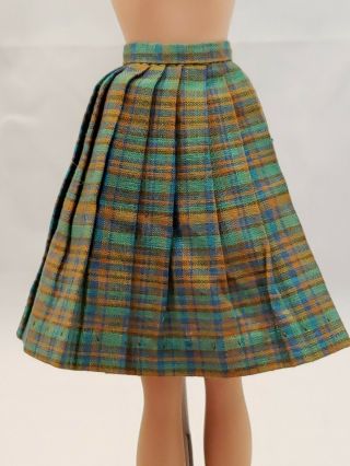 Rare Vtg Barbie Ken College Student Fabric Pak Skirt - Vhtf Minty