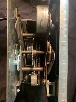 Rare Vintage CINCINNATI TIME CLOCK RECORDER w KEY 5