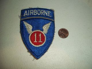 Wwii Ww2 Us Army 11th Airborne Patch
