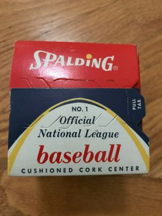 Vintage Spalding Official National League Baseball Warren Giles ' 58 - ' 69NEW IN BX 4