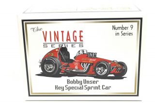 Vintage Series 1/18 Gmp 7609 Bobby Unser1966 Key Special Sprint Diecast Toy Car
