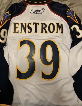 Tobias Enstrom Atlanta Thrashers Reebok Premier Vintage Rare Jersey Size Xl