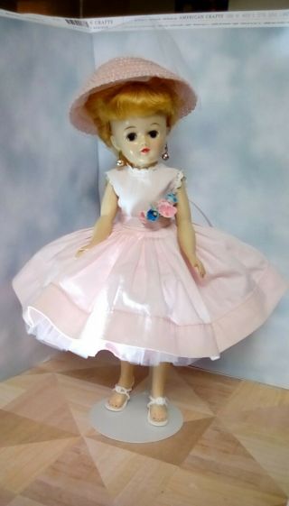 Vintage Jill doll 1957 in Vogue tagged dress,  shoes,  hat ready for display 2