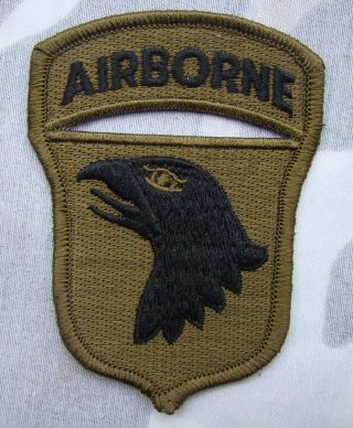 WWII - US - ARMY - 101ST - AIRBORNE - DIVISION - PARATROOPER - SHOULDER - GREEN - PATCH - 2254 2