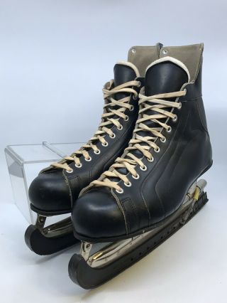Men’s Vintage Leather Riedell Of Red Wing Classic Pro Nhl Approved Size 10.  5