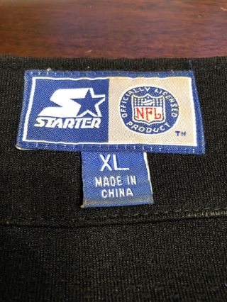 Orleans Saints Rare Vintage XL Baseball Style Jersey Signed STARTER brand 3