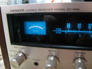 Vintage Pioneer Stereo Receiver Model SX - 626 2