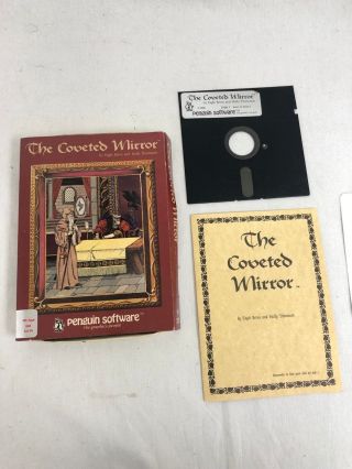 The Coveted Mirror Penguin Software 48k Apple Vintage Rare Polarware