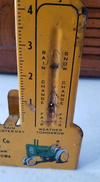 Vintage Implement Co.  John Deere Weather Station Advertisement State Center Iowa 2
