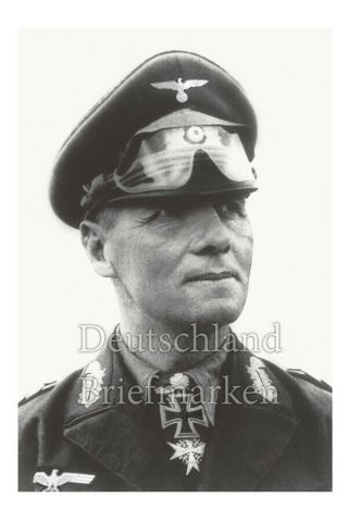 Germany Third Reich Desert Fox General Rommel Wehrmacht Afrikakorps Ww2 Photo