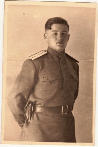 1945,  Ww2 Red Army Rkka,  Russian Officer In Hungary