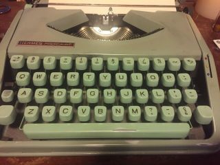 Vintage 1960s Hermes Rocket Portable Typewriter - “the Writer’s Typewriter”
